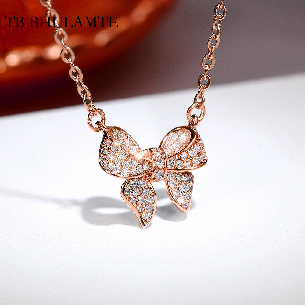 TB BHULAMTE Korean Style Designers Light Luxury Commuting Earrings With Heavy Craftsmanship Micro Inlaid Zircon Bow Accessories Exquisite Women's