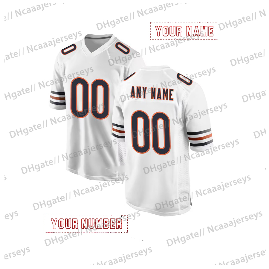18 Caleb Williams D.J.Moore 15 Rome Odunze Cole Kmet Jaylon Johnson Walter Payton Brian Urlache rPersonalized Customized Football Jerseys Custom Any N