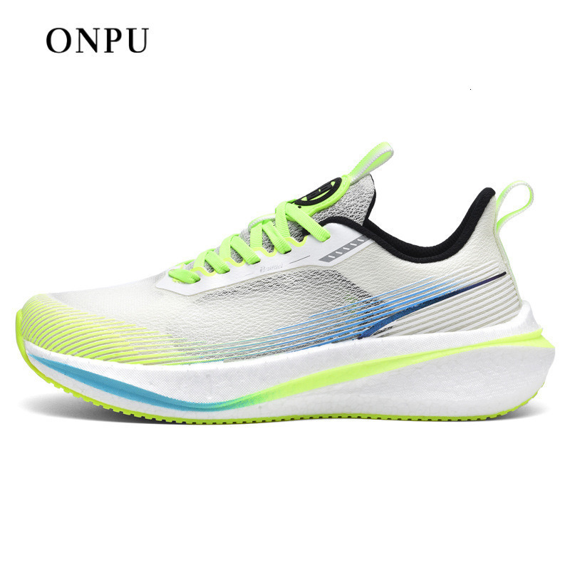ONPU Luxury Lightweight Soft Sole Running Shoes Trendy Designer Shoes Versatile Couple Sports Shoes Non Slip Mesh Breathable Running Shock Absorption 