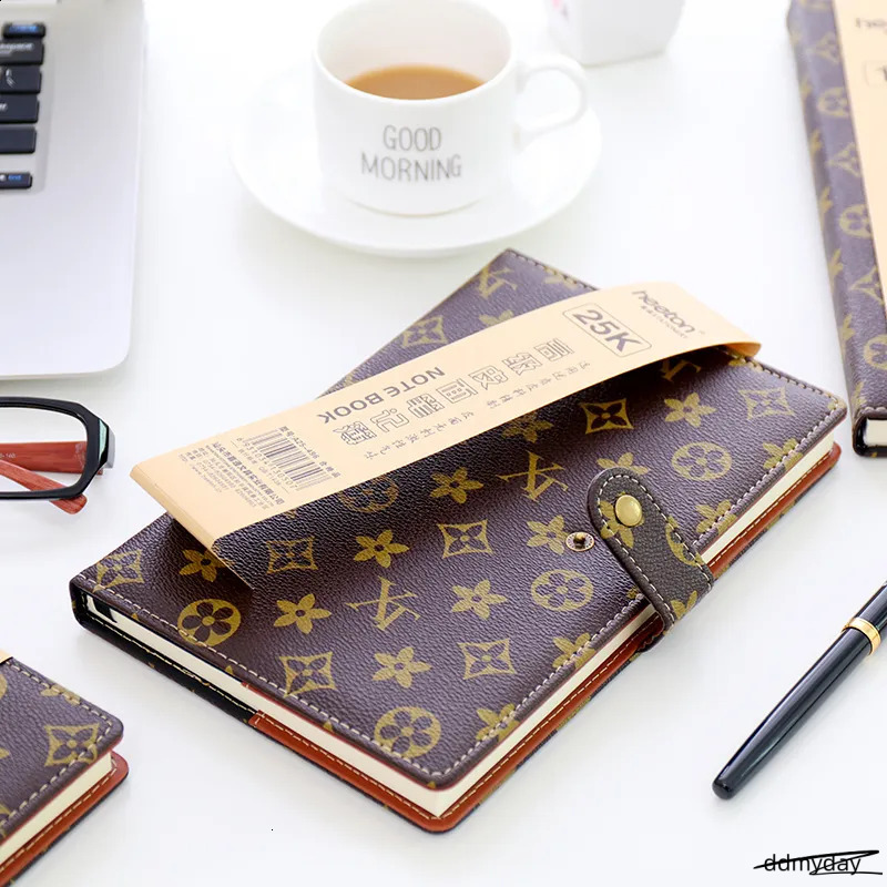 Wholesale Diary Book A5 Fashion B5 Notebook Hard Surface Copy 25K Notepad Small Portable A6 Office With Buckle Business 250818 ddmyDay