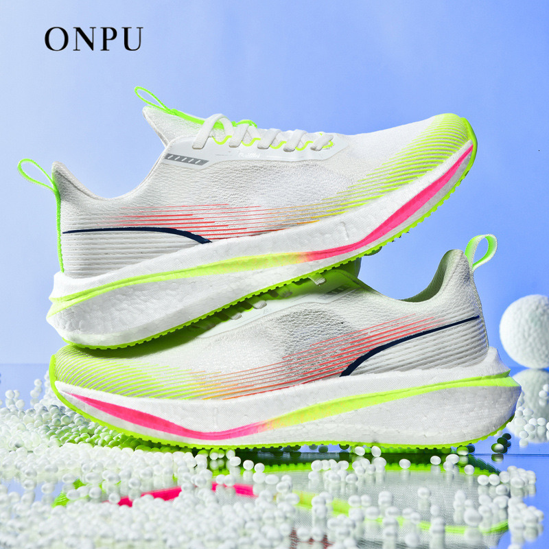 ONPU Luxury Lightweight Soft Sole Running Shoes Trendy Designer Shoes Versatile Couple Sports Shoes Non Slip Mesh Breathable Running Shock Absorption 