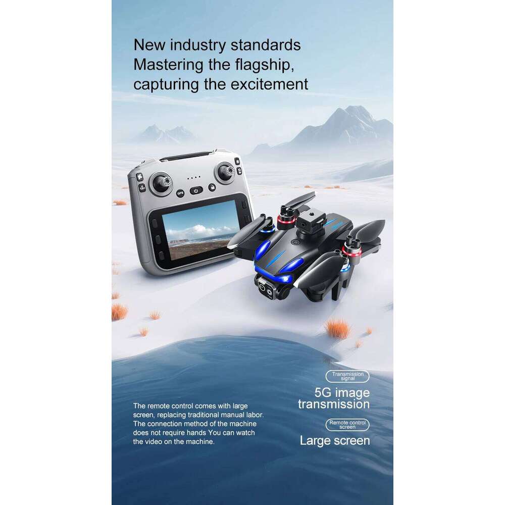 Professional RC Quadcopter Drone With GPS FPV K Camera Inch Screen Remote Controlled Toys Obstacle Avoidance A