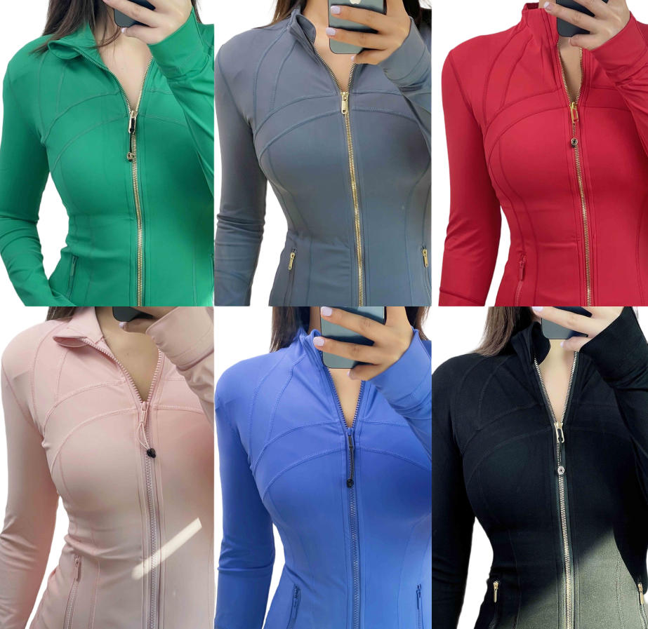 Yoga Gold Zip Jacket Sets Cropped Full Length Jackets Leggings Workout Sets Gym Clothing Women Jacket Sweatshirt set jackets Yoga align leggings Outfits yoga Pants