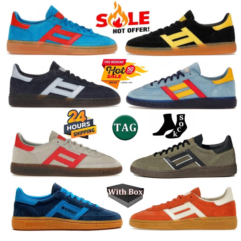 Designer Handballs Casual Shoes Men Women Casual Shoes Snekers Navy Scarlet Aluminum Core Black Scarlet Gum Clear Pink Arctic Night Light Black Yellow