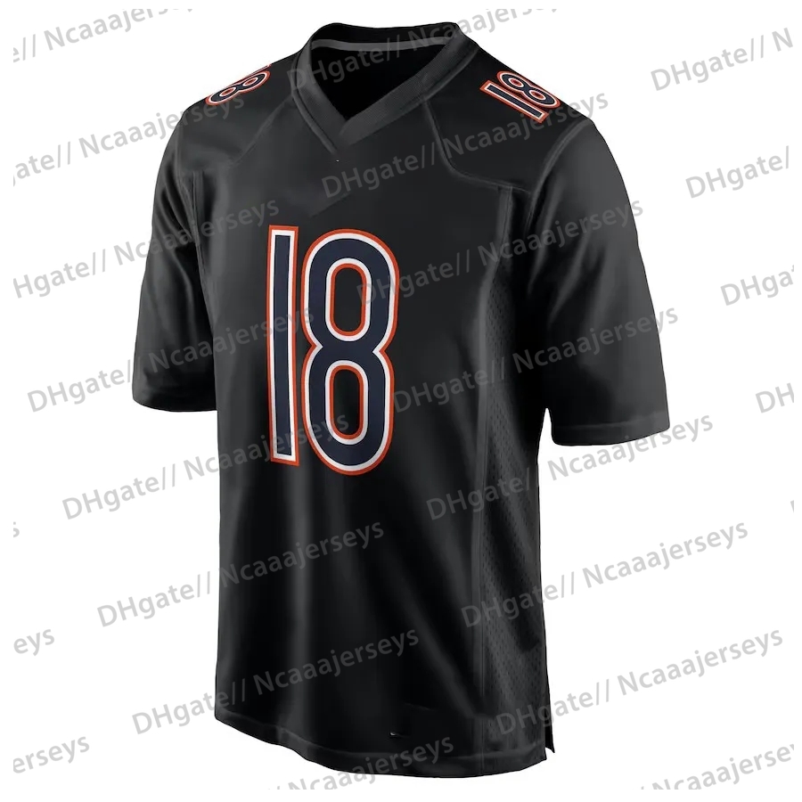 18 Caleb Williams D.J.Moore 15 Rome Odunze Cole Kmet Jaylon Johnson Walter Payton Brian Urlache rPersonalized Customized Football Jerseys Custom Any N