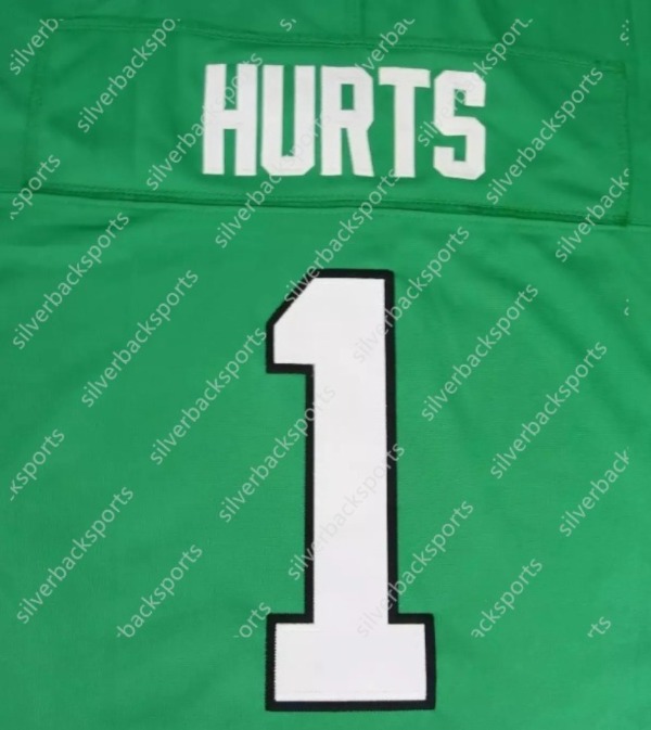 26 Saquon Barkley Football Jersey Jason Kelce Jalen Hurts AJ Brown DeVonta Smith Cooper DeJean Carter Lane Johnson Mailata
