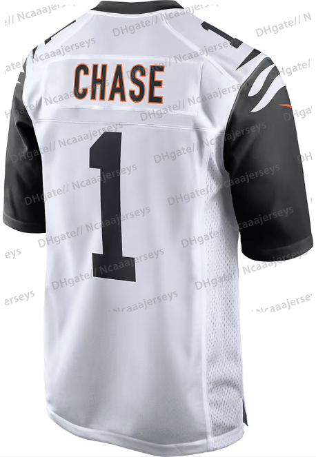 9 Joe Burrow 1 Ja'Marr Chase 5 Tee Higgins 30 Chase Brown Andrei losivas Sam Hubbard Customized Football Jerseys Custom Any Number Name Design