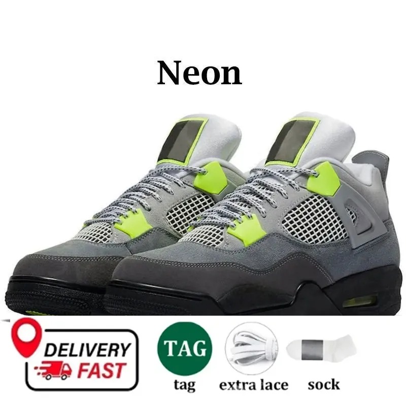 With box designer shoes 4 basketball shoes for men women 4s Black Cat Military Blue Bred White Thunder Red Cement Pine Green Sail Olive Seafoam mens t