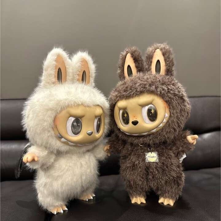 38CM 58Cm Zimomo Labubu Angel large grande giant Jumbo custom In Clouds I Found You Original Vinyl Handmade Surprise Plush Doll Toy Birthday Gift