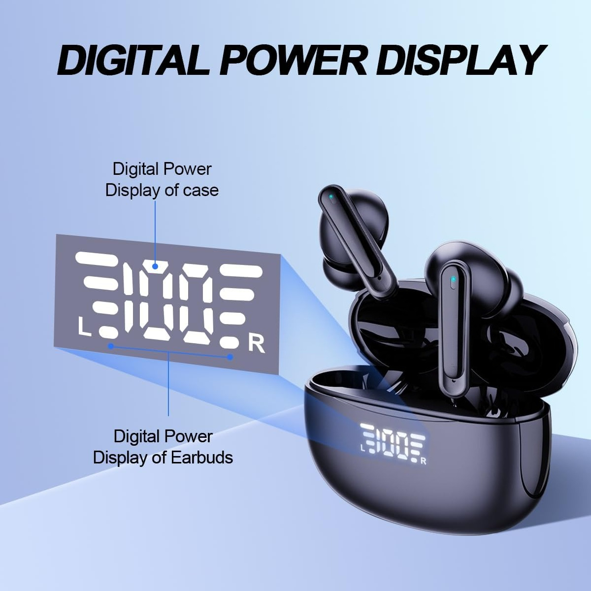 Wireless In-Ear AI Translator Headphones with Real-Time 144 Languages Translation, Bluetooth Earbuds for Overseas Travel, Learning, and Work