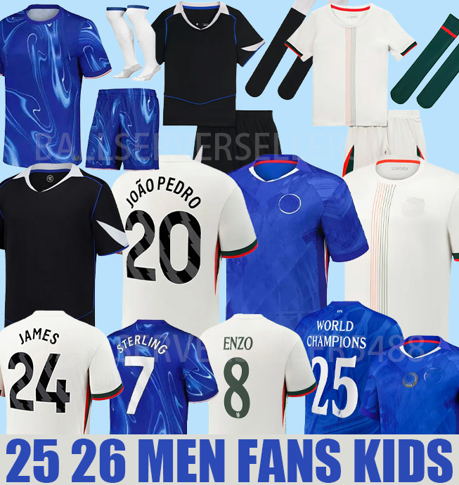25 26 chelase jersey Cole Palmer Jadon Sancho Enzo Fernandez jersey Marc Cucurella Mykhailo Mudryk kit kids Football Shirt cfc jersey 3XL 4XL