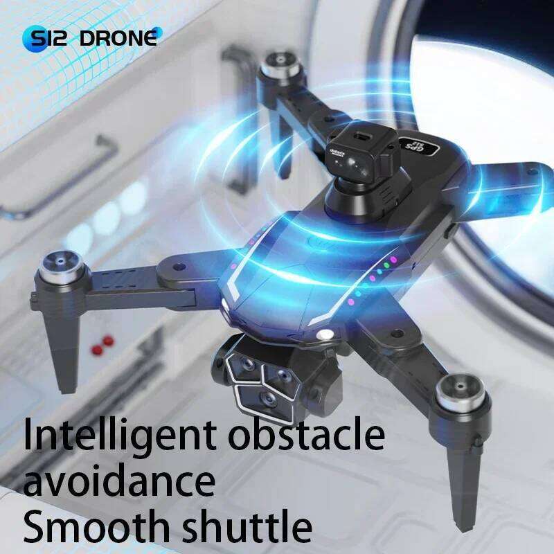 S12 Drone 8K Professional HD Camera Drones 5G WIFI Brushless Motor Optical Large Screen Remote Control Quadcopter Aerial camera
