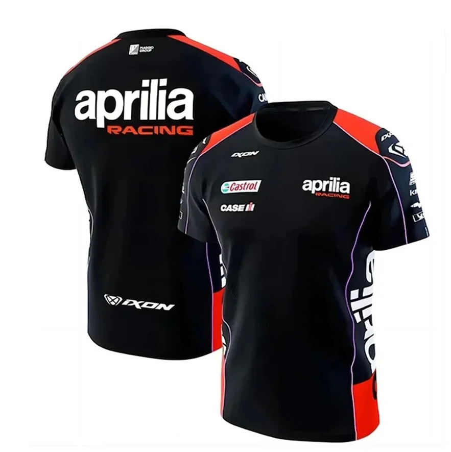 Men's T Shirts 2025 -selling 3D Printed Aprilia Racing Shirt And Women's Quick-drying Breathable Round-neck T-shirt.