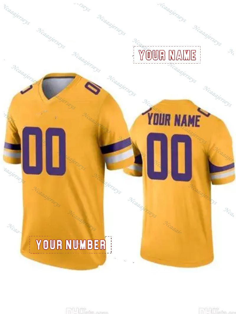 Factory Outlet Custom Football Jersey Jefferson McCarthy Moss Addison Hockenson Smith Men Women Youth Embroidered Design Polyester