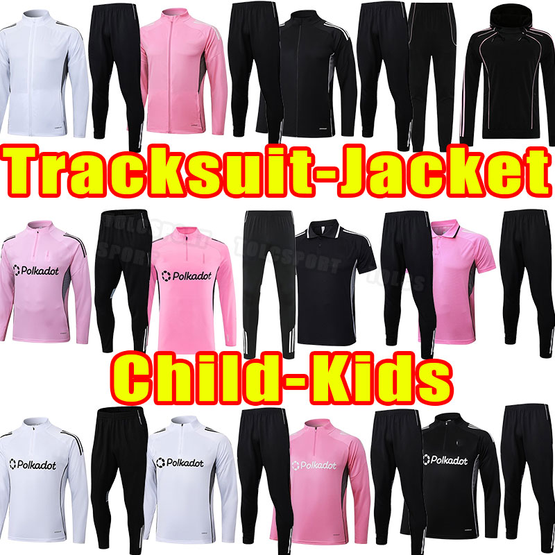 child kids Inters Miami BECKHAM Soccer tracksuit 2025 2026 MESSIS football shirts PELLEGRINI PIZARRO jersey CARRANZA PIREZ MORGAN men Long sleeve jacket pants
