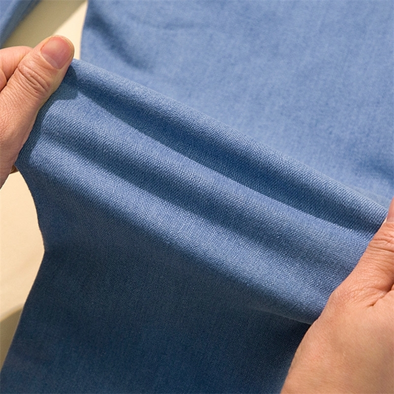 Black 6XL Womens elastic waist Spring Autumn Slim Stretch Pencil Jeans Allmatch Casual Female Boyfriend Denim Trouser Z260313