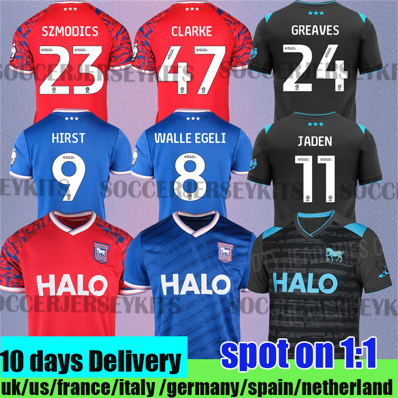 S-4XL IpswichS 25 26 Town soccer jerseys home away HIRST CHAPLIN HUTCHINSON DAVIS 2025 2026 Ips wich Town football shirts