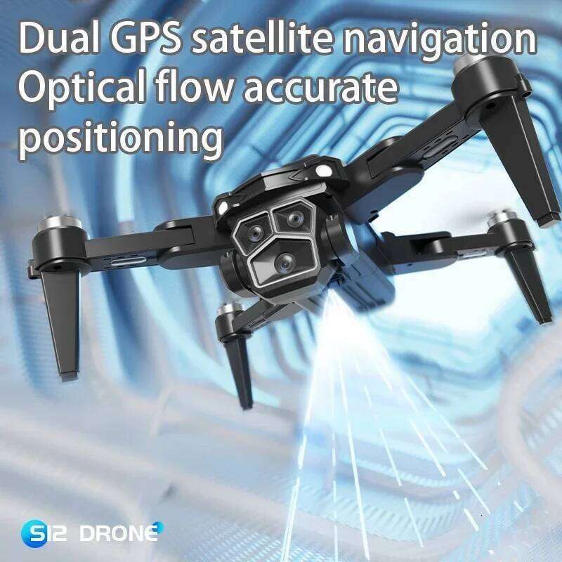 S12 Drone 8K Professional HD Camera Drones 5G WIFI Brushless Motor Optical Large Screen Remote Control Quadcopter Aerial camera