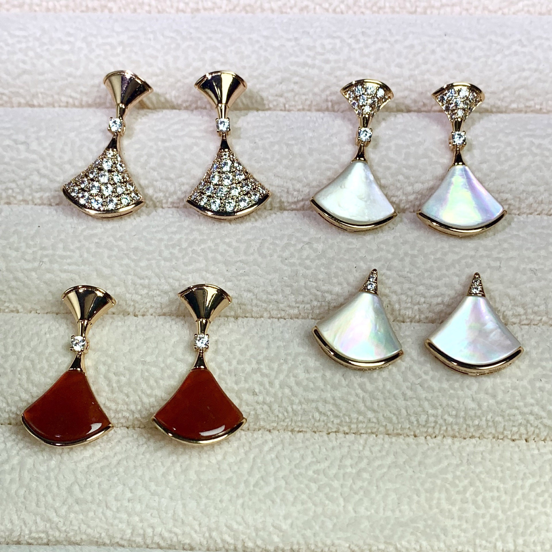earrings luxury jewelry designer earrings High quality skirt pendants with various colors Silver Plated jewelry woman designer earings designer designer jewelry