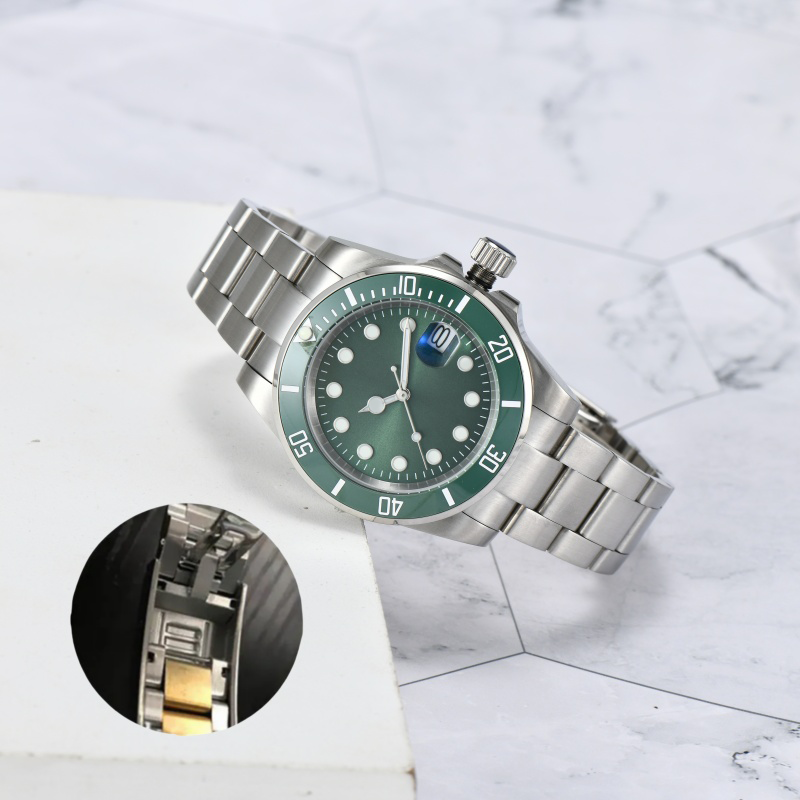 watch men's watch mechanical ceramic watch all stainless steel swimming watch sapphire luminous watch business casual montre watches