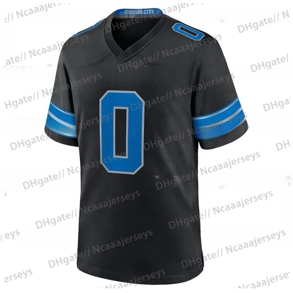 custom 0 Gibbs 2025 Football Jersey 14 Amon-Ra St. Brown Jahmyr Jack Campbell Barry Sanders Jared Goff Jeff Okudah Johnson Shxinet Design