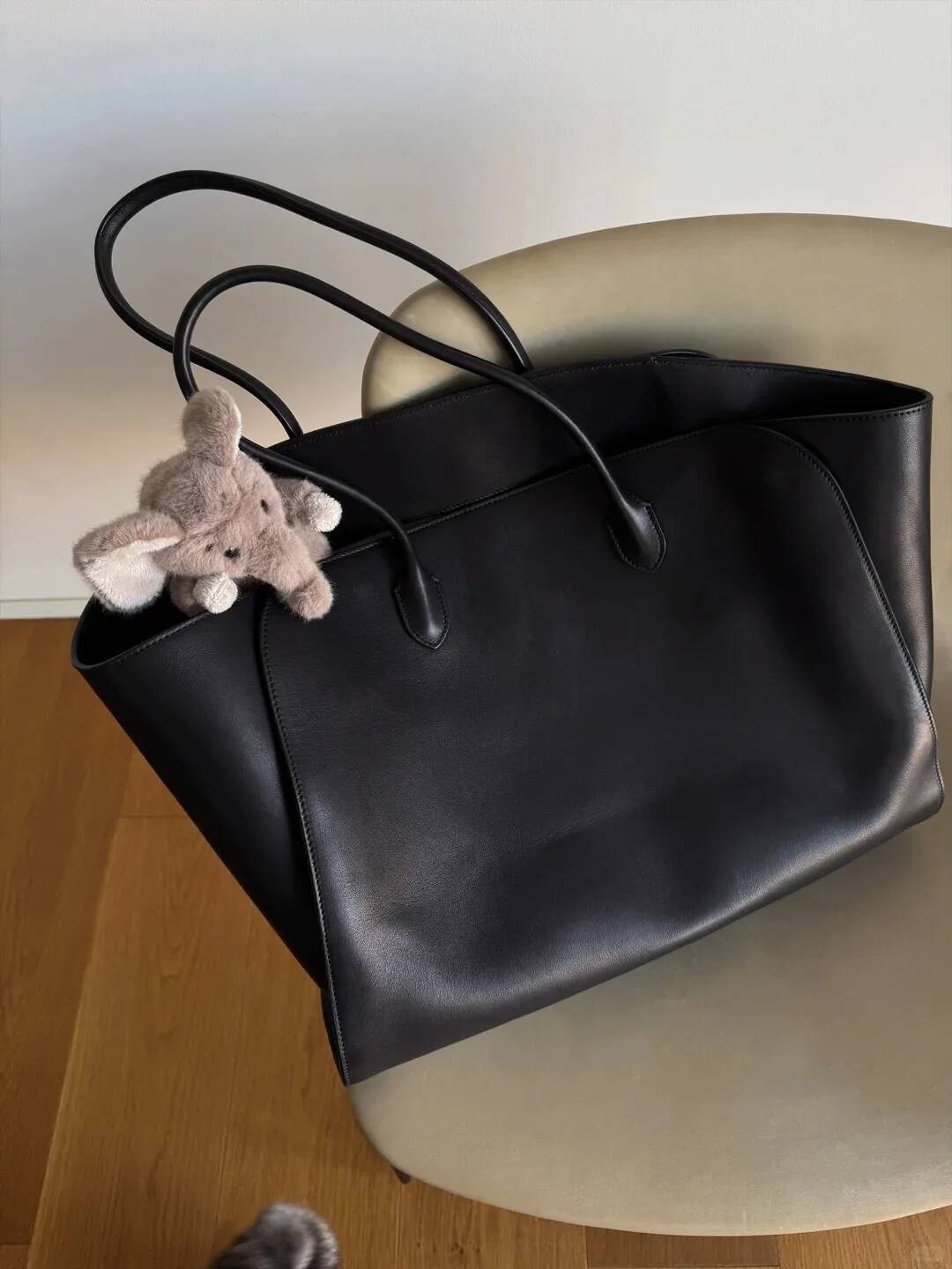 Tote High Quality Genuine Leather Large Capacity Marlo 17/14 Shoulder Handbag Soft Cowhide Casual Suede Women's Bag