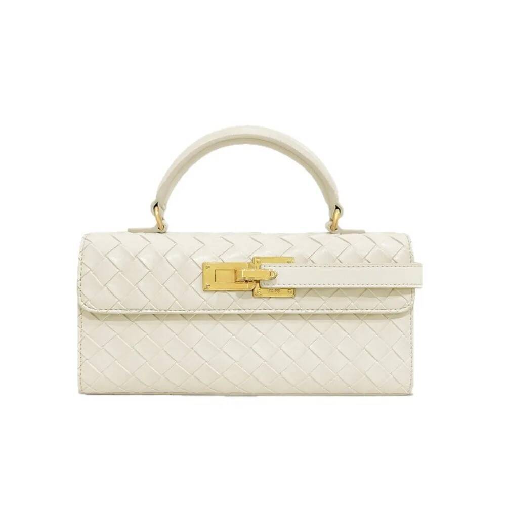 JW PEI Handbag Woven Small Square Genuine Leather Crossbody Bag Mini Women