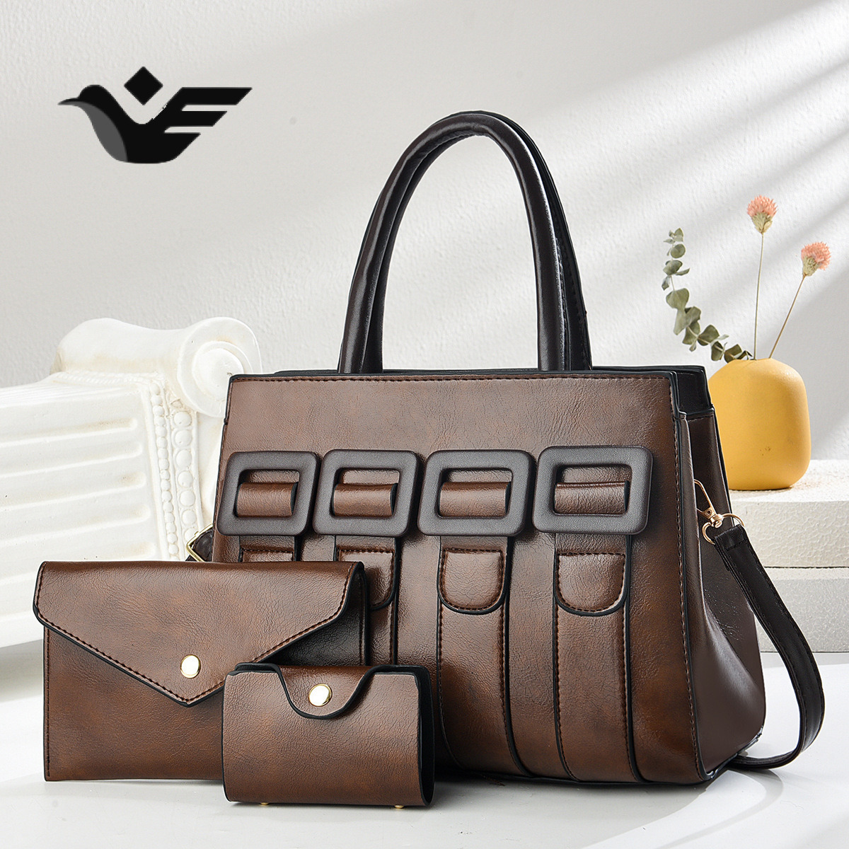 Feiyan Free Shipping New Designer Bag Women's Bag Manufacturer Women's Bag Elegant Handbag Women's Bag Three Piece Set Fashionable And 