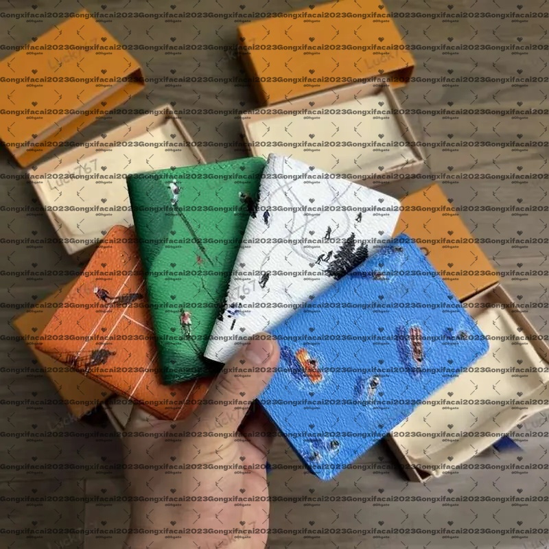 acc TOP 10A golf card holder holiday sports series swimming ski style football model card holder passport bag designer eallet golf wallet swimming wallet ski wallet