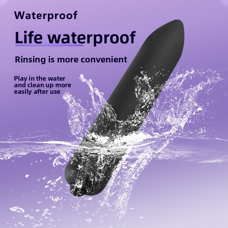 sex toys Mini ten-band pointed matte long bullet vibrator, female jumping egg masturbator, adult, supplies Dildo