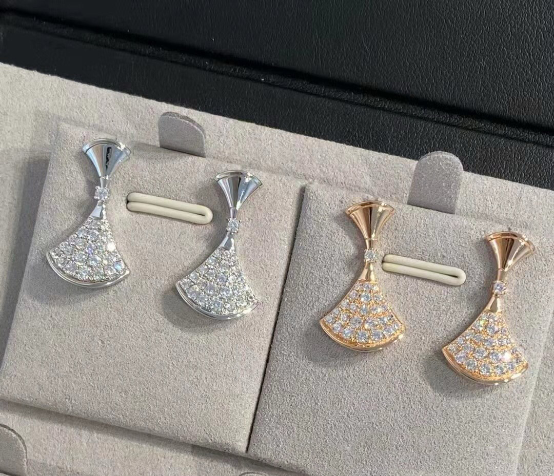 designer jewelry designer earrings jewelry Classic fashion design earrings Rose gold platinum diamond earrings luxury earrings oorbellen ohrringe orecchini