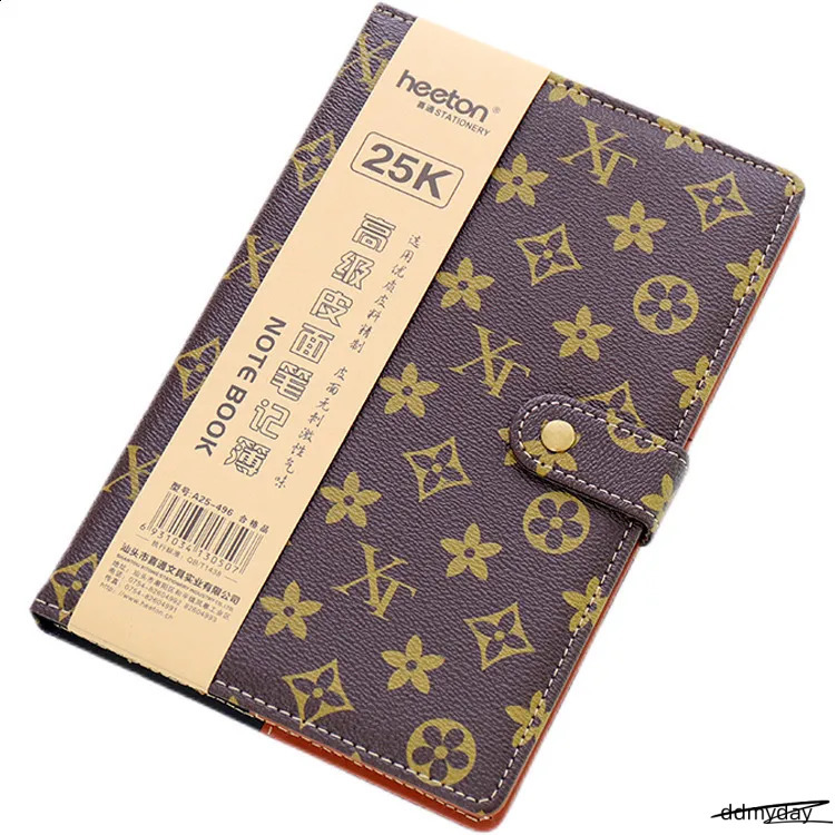 Wholesale Diary Book A5 Fashion B5 Notebook Hard Surface Copy 25K Notepad Small Portable A6 Office With Buckle Business 250818 ddmyDay