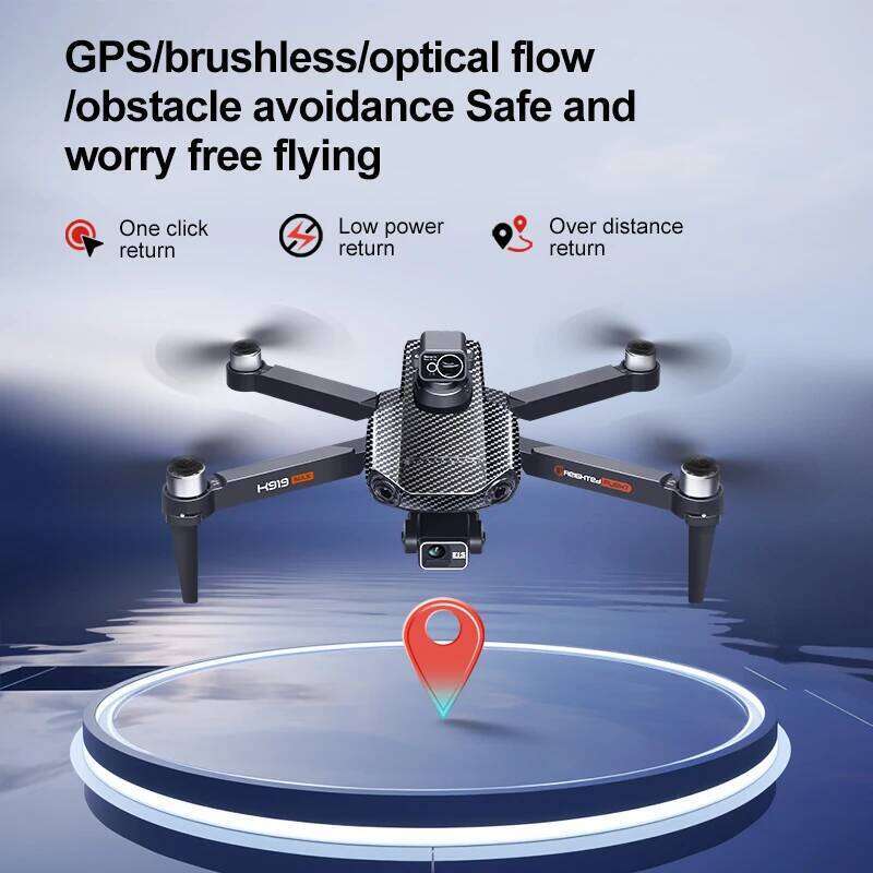 K919 MAX GPS Drone Professional 4K HD Camera 3-Axis Gimbal Obstacle Avoidance Brushless 5G WIFI Large Screen RC Quadcopter Toys