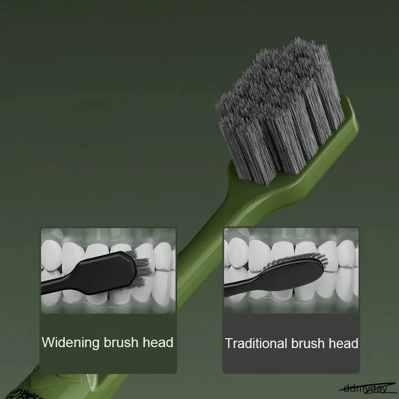 6 PC Forest Series Soft Adult Gift Box With Wide Head Family Set Light High-End Toothbrush Teeth Cleaning 241122 ddmyDay