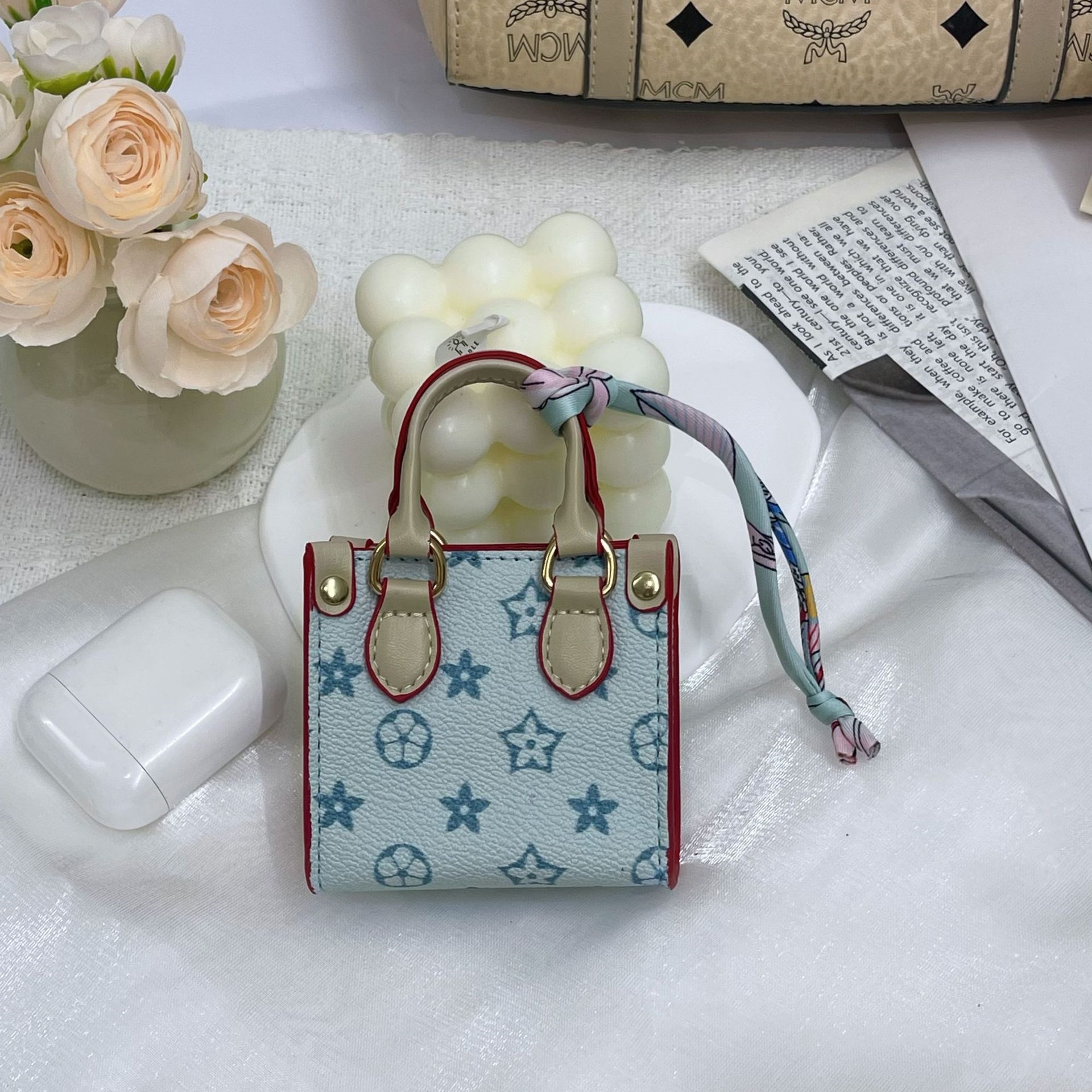 Designer Bag Tote Bag Mini Coin Purse Mini Bag Pendant Earphone Case Key Bag Car Hanging Ornament Handbag Free shipping