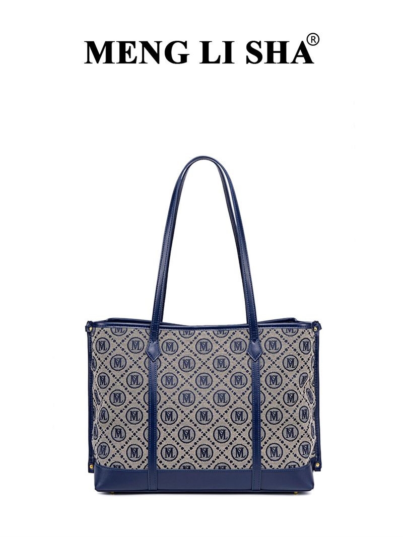MENG LI SHA designer bag Light luxury high quality New vintage Shoulder Underarm Bag Women's Commuting Fashion Large Capacity Tote Bag