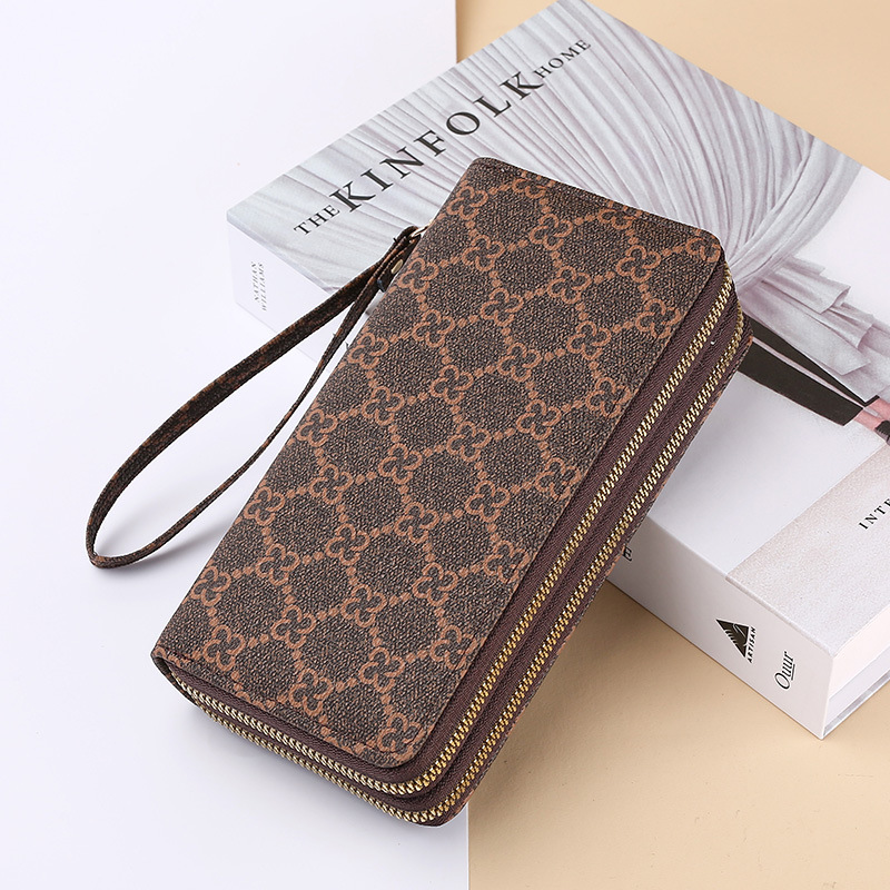Luxury Wallet 2025 New Women's Long RFID Wallet Multi-Function Zipper Clutch with Card Holder Phone Pocket Coin Purse Organizer