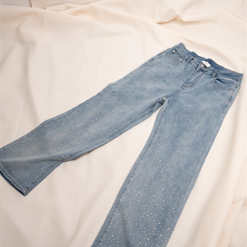 for Women Straight s Pants Stretch High Waist Washed Mom Jeans Vintage Denims Y2k Streetwear Trousers Z260313