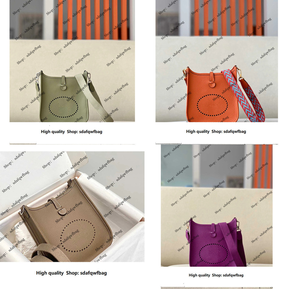 Evelyn bag Shoulder Bags designer bag Tote genuine leather New Handmade Wax Thread Evelyn Mini Genuine Leather Handsewn Small Single Shoulder Handheld Womens