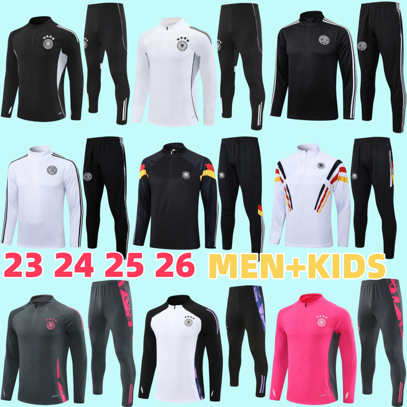 24 25 26 Germany tracksuit soccer jersey KROOS GNABRY MULLER GOTZE BAYERNS MUNICH KANE 2025 2026 football shirt training suit Men kids kit