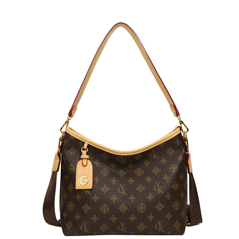 Designer's new large capacity commuter tote bag for women's new fashion shoulder under the arm bag atmospheric crossbody bag