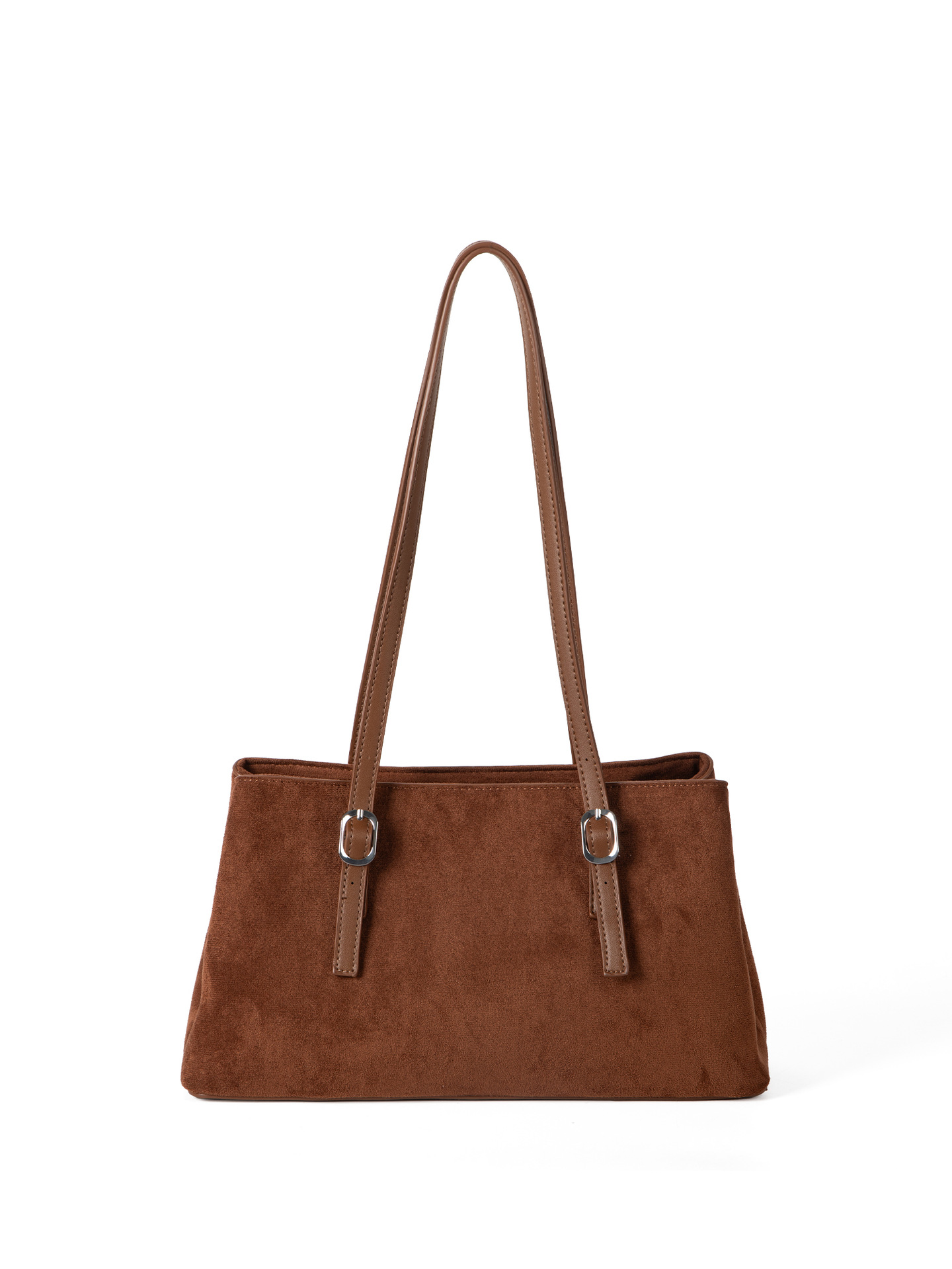 2025 Autumn Winter High-End Suede Tote For Women Korean Version Niche Retro Trendy Handheld And Single Shoulder Bag