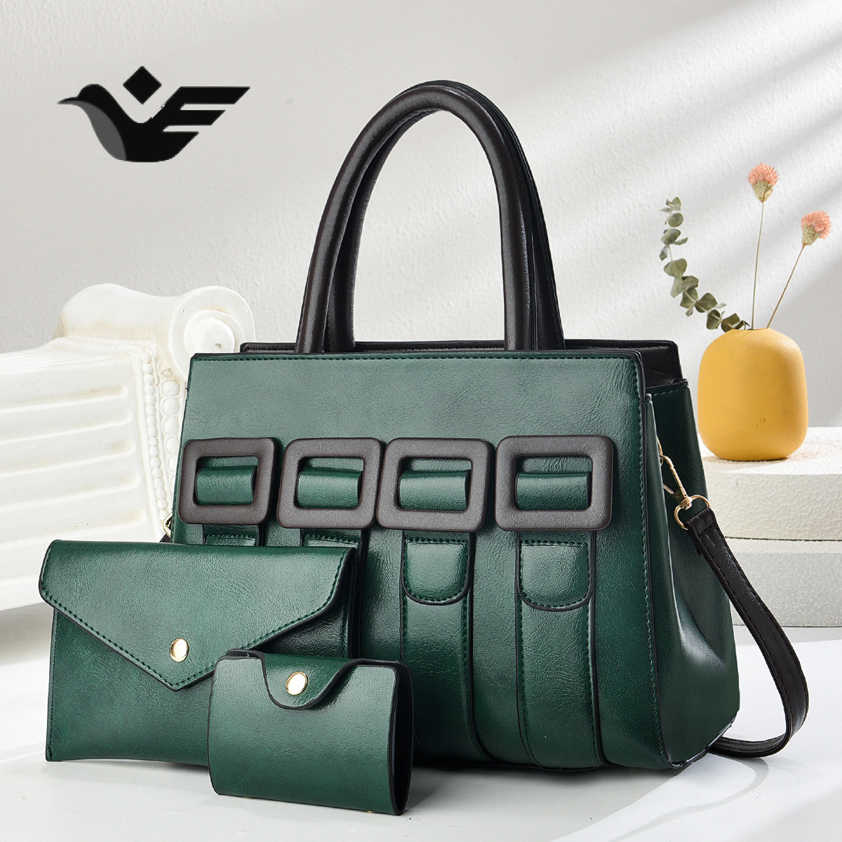 Feiyan Free Shipping New Designer Bag Women's Bag Manufacturer Women's Bag Elegant Handbag Women's Bag Three Piece Set Fashionable And 
