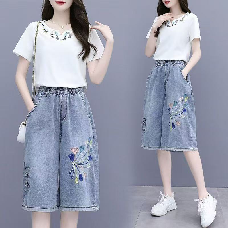 plus size women's new long sleeve high waist printed banquet dress mid-length skirt D02598