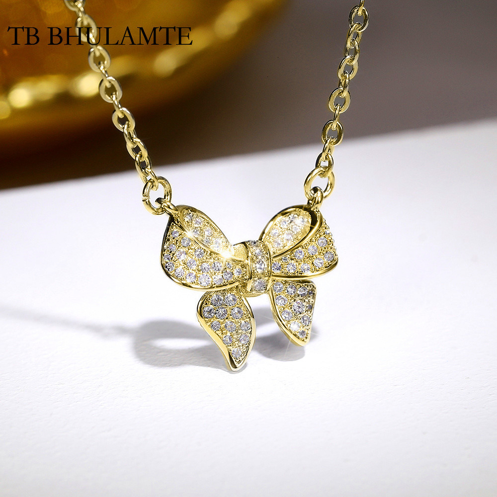 TB BHULAMTE Korean Style Designers Light Luxury Commuting Earrings With Heavy Craftsmanship Micro Inlaid Zircon Bow Accessories Exquisite Women's