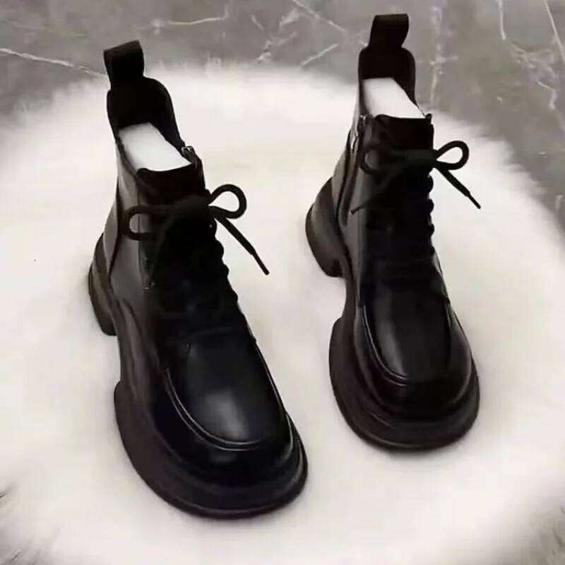New Women's Ankle 2022 Platform Gothic Autumn Winter Thick-soled Lolita Japanese JK Boots College Girls Shoes