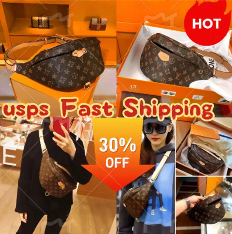 10A Designer bag mens Womens Genuine Leather Waist Bags Purse Crossbody bag Men Cross Body Handbag Bumbag Chest Bag Brown Bum bag Fanny Pack Bag