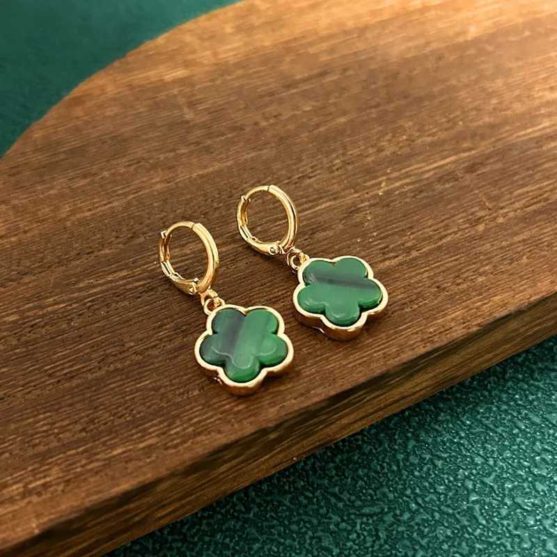 designer Simple Lucky Fivepetal Flower Pendant Earrings For Wen Fashionable Daily Accory Party Jewelry Birtay Anniversary Gifts M251219