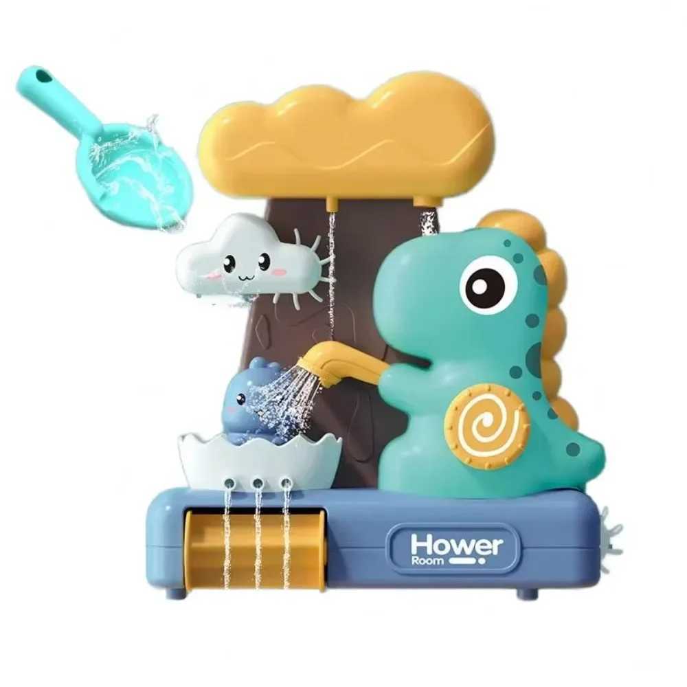 Baby Bath Water Play ToysStacking Cups Water Spray Bathroom Bathing Toy Dinosaurs Bath Toys Bathing Shower Accessories Toy C250915