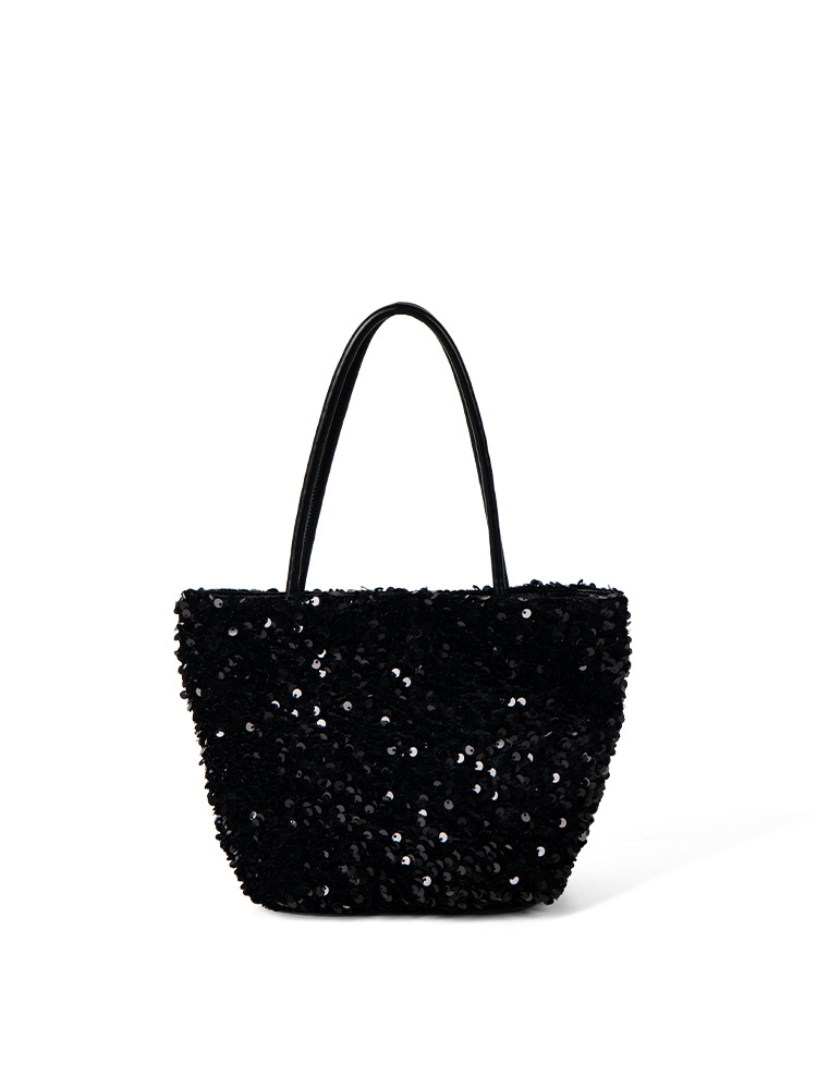 2025 Fashion Women's Original Niche Design Sequined Shining Handbag Single-Shoulder Crossbody Tote Bag For Women